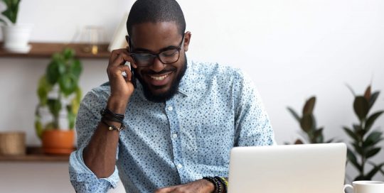 Man on phone roleplay - CPG assessment